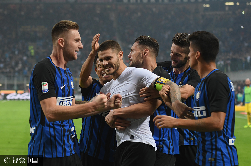  米兰德比争议不断，VAR判定取消AC米兰绝杀球  